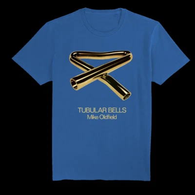 Mike Oldfield Tubular Bells BLUE T-shirt Unisex tee All sizes XZ678 - Image 1 of 3