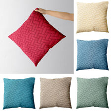 T Shape Jacquard Pillow Cover Sofa Backrest Cover Pillow Cushion Pillowcase 
