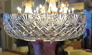 Waterford Crystal Heritage MASTER CUTTER 11" OVAL Serving BOWL Scalloped - Picture 1 of 8
