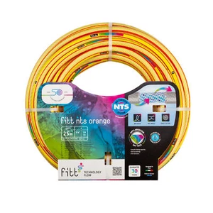 FITT NTS ORANGE 3/4" (19mm) 25 m - Manguera para Riego de Jardín, Robusta y Male - Imagen 1 de 4
