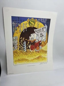 Carl Barks, Invasion Of Privacy Lithographie, signiert nummeriert 83/300 LE Donald Bh - Bild 1 von 8