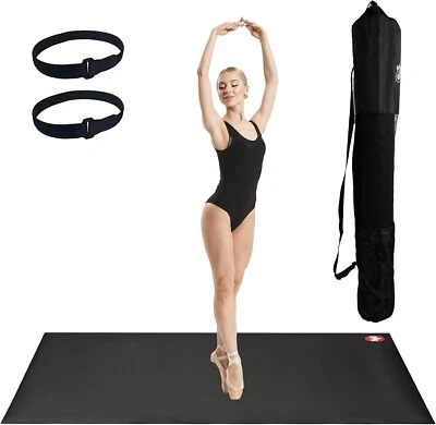 Alfombra de pista de baile portátil - 6 mm de grosor antideslizante PVC pista de baile para ballet Foto 1 de 4