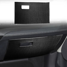 Real Carbon Fiber Co-pilot Storage Cover Trim For Ford Mustang Mach-E 2021-2022