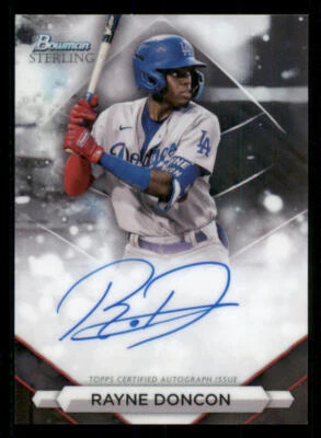 2023 Bowman Sterling Prospect AUTO #PARD Rayne Doncon - Image 1 of 2
