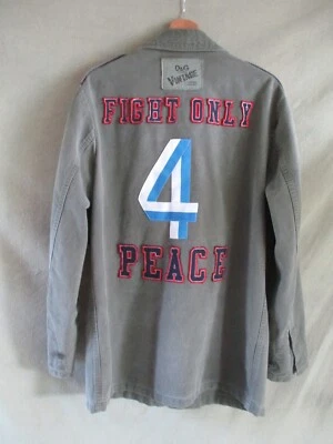 Dolce Gabbana authentic upcycled military army peace shirt jacket Medium - Image 1 of 4