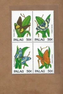 Palau: Scott 300 a-d (Butterflies Plants) MNH - Picture 1 of 1