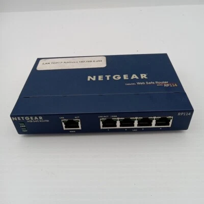 Netgear RP114 100 Mbps 4-Port 10/100 Wireless Router - Image 1 of 2