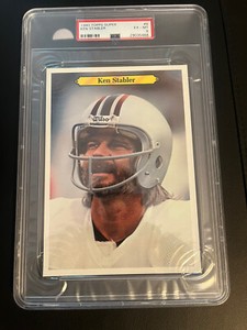 SUPER KEN STABLER 'SNAKE' 1980 TOPPS FOOTBALL #8 CARD PSA 6