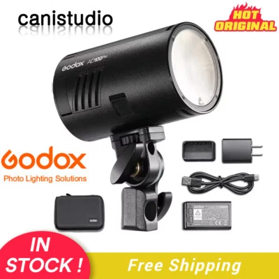 US Godox AD100Pro TTL 100Ws Flash Exterior Speedlight 2.4G Inalámbrico Pockect Light Foto 1 de 4