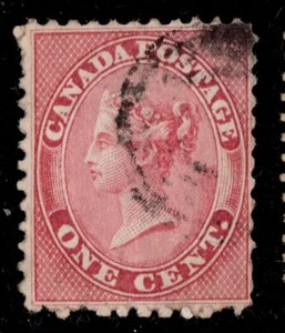 #14ii very thick paper Canada used RARE - Picture 1 of 2