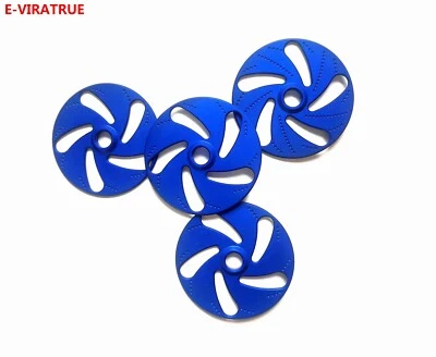 E-VIRATRUE 7075Aluminum Brake Pad For Losi Super BAJA REY 2.0 1/6 Blue (4pcs) - Image 1 of 4