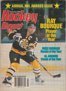 Hockey Digest June/July 1990 w/ Ray Bourque on front cover - Picture 1 of 1