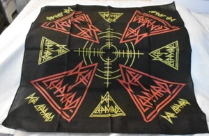 DEF LEPPARD - VINTAGE - PYROMAINA BANDANA - NEVER USED MINT CONDITION - 1984 - Picture 1 of 1