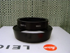 Leica 12586 - Metall Gegenlichtblende Summilux-M 1.4/50 "Top Zustand" -RAR! - Bild 1 von 5