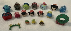 Disney Tsum Tsum Vinyl Figuren mit etwas Zubehör Konvolut - bitte LESEN - Bild 1 von 10