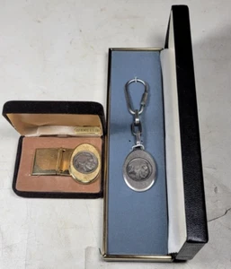 U.S. Buffalo Nickel Geldklammer & Schlüsselanhänger Anhänger Set - Bild 1 von 5