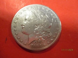 1884-S- Morgan United States Silver dollar - Picture 1 of 2