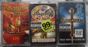 No Limit Records 3 Cassette Lot Master P MERCEDES Mr Serv-On Take a Sip NEW - Picture 1 of 2