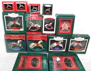 12 Punzen Weihnachtsschmuck - Schaukelpferde + 2 Ständer gebraucht OVP - Bild 1 von 12