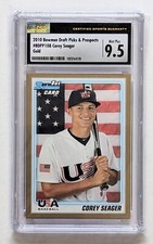 2010 Bowman Draft Prospects Corey Seager Gold #BDPP108 Texas Rangers CSG 9.5