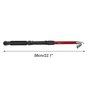 (2.7m)Outdoor Portable Casting Telescopic Fishing Rod Reel Tackle LJ - Picture 1 of 9