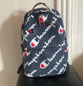 Champion Navy Backpack with Red Accents - Picture 1 of 12