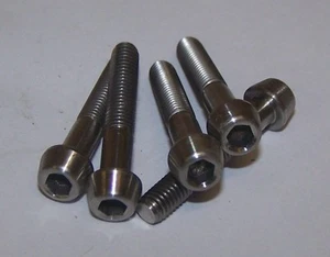 5x Titanium M5 x 30mm Cone Allen Socket Head Bolts Light Weight - Picture 1 of 1