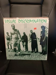Visual Discrimination ‎– Step Back And Listen Lp Vinyl Usa 1988 Punk Hardcore - Picture 1 of 10