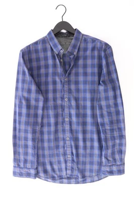 ✅ Tom Tailor camicetta per uomo taglia 54, XL a quadri blu di cotone ✅ - Immagine 1 di 4