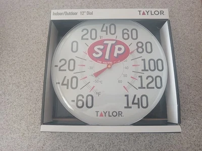 12" JUMBO TAYLOR THERMOMETER WITH STP ADVERTISING STICKER - Image 1 of 4