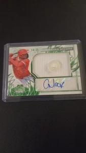 2024 Leaf Trinity Green Christian Moore Auto Prime Button Patch RC Rookie 14/25 - Bild 1 von 4