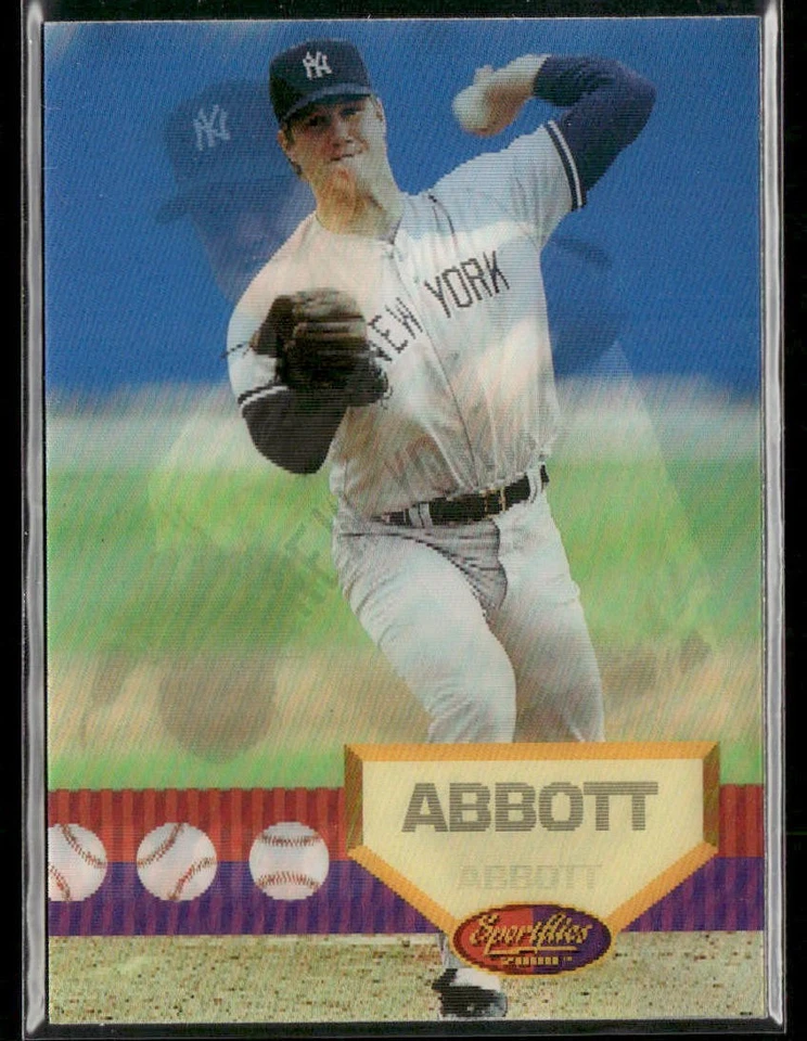 1994 Sportflics 2000 #138 Jim Abbott Baseball Card 1103W - Image 1 of 2