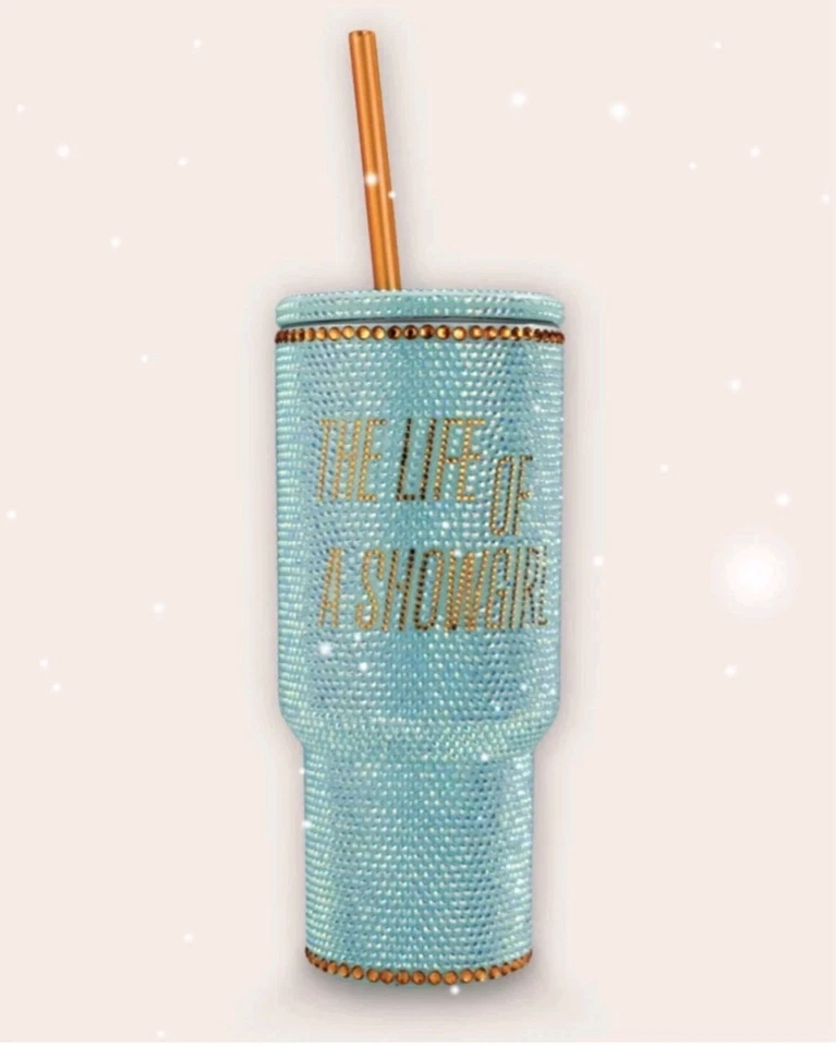 Taylor Swift, Life Of A Showgirl Rhinestone Tumbler 30oz SHIPS FAST - Image 1 of 1