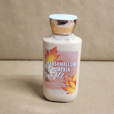 MARSHMALLOW CALABAZA LATTE BAÑO Y TRABAJO CORPORAL LOCIÓN CORPORAL CREMA KARITÉ 8 OZ NUEVO Foto 1 de 2