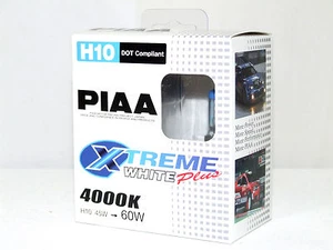Piaa 4000K 45w=60w XTreme White H10 Halogen Fog Light Bulbs A - Picture 1 of 1