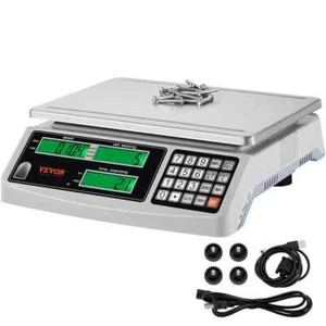 VEVOR INDUSTRIAL COUNTING SCALE ~ 15 KG x 0.5 GRAM DIGITAL SCALE ~ PARTS & COINS - Picture 1 of 5