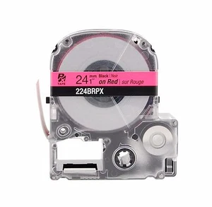 Cinta PX K-Sun 224BR negra sobre roja 1" KSun 24 mm 224BRPX - Imagen 1 de 2