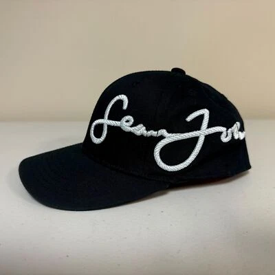 De colección Sean John Para hombres Gorra de Béisbol Negra Spellout Ajustada P Diddy Peines Gorra de Calle Foto 1 de 4