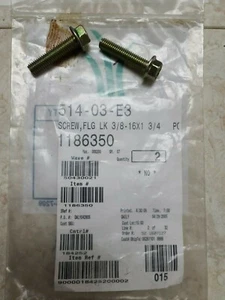 Juego de 2 tornillos de brida MTD 1186350 3/8-16 x 1 3/4 - Imagen 1 de 1