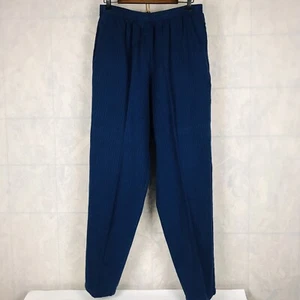 "Pantalones de mujer vintage de Taylor 100 % originales americanos XL entrepierna azul marino 34""" - Imagen 1 de 13