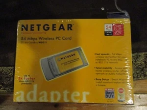 Netgear WG511NA 54 Mbps Wireless PC Card - New/Sealed in Retail Box - Picture 1 of 6