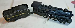Marx O Gauge 400 0-4-0 plastic "Puffer" type steam engine + NYC tender (V) - Picture 1 of 9