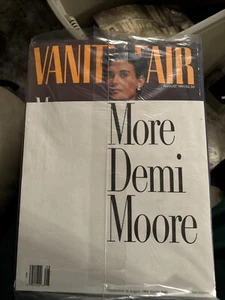 Vintage 1991 AUGUST VANITY FAIR MAGAZINE Nude Pregnancy DEMI MOORE - Picture 1 of 3