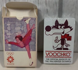 1984 Winter Olympics Playing Cards - Sarajevo - Figure Skating - Voochko Jokers - Picture 1 of 4