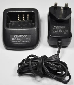 Genuine Kenwood KSC-35 (For Li-Ion Battery) Charging Dock with AC Adapter - Zdjęcie 1 z 5
