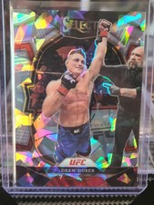 2023 Panini Select UFC #92 DREW DOBER Cracked Ice 7/8