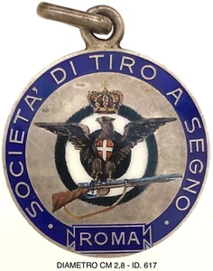 ROMA SOCIETÀ DI TIRO A SEGNO GARA XX° ANNIVERSARIO 1903 MEDAGLIA LIBERTY - Picture 1 of 6