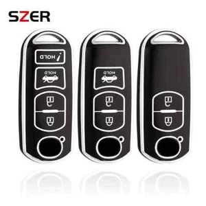 Car Key Case Cover Fob For Mazda 2 3 5 6 Atenza Axela Demio CX-3 CX-5 CX-7 CX-9 - Picture 1 of 15