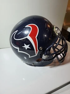 NFL Houston Texans Football AIR Helmet game worn with signs of wear. - Picture 1 of 10