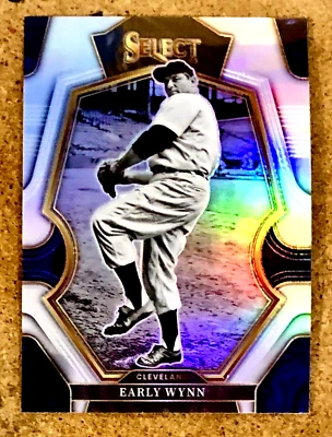 2023 Panini Select Baseball Premier Level Silver Prizm Early Wynn #114 Cleveland - Image 1 of 3